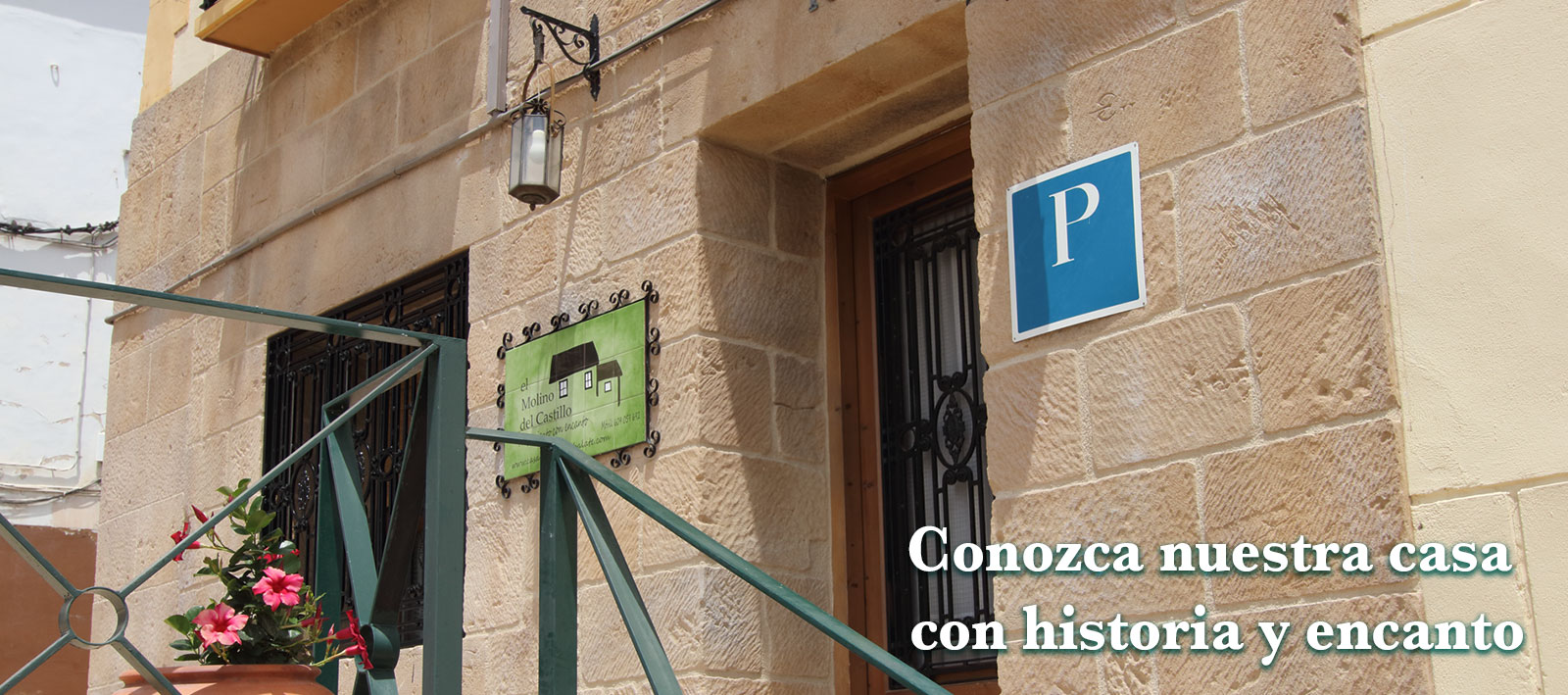 fachada de Casa el molino del castillo