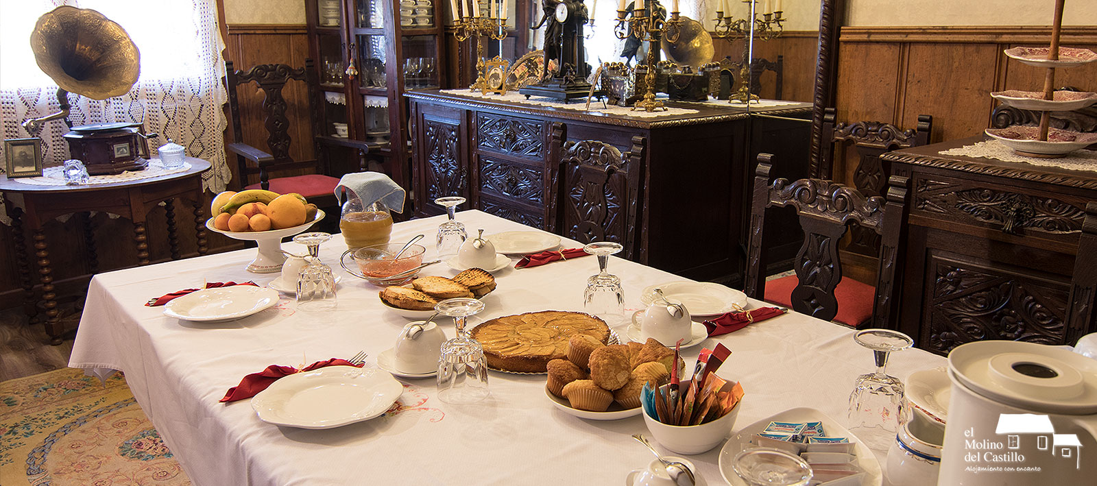 Desayunos internacionales. Casa Rural El Molino del Castillo